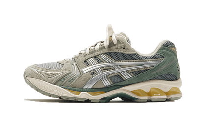 Asics Gel-Kayano 14 Olive Grey zielony-szary - widok główny z boku | Saturaise.com