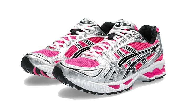 Kup oryginalne Gel-Kayano 14 Pink Glo - widok z drugiego boku - Sneakersy