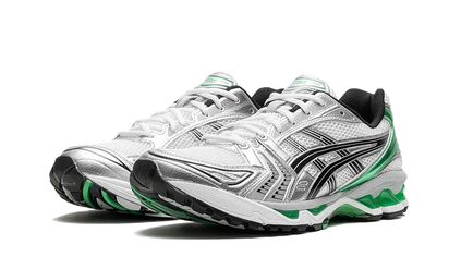 Kup oryginalne Gel Kayano 14 White Malachite Green - widok z drugiego boku - Sneakersy