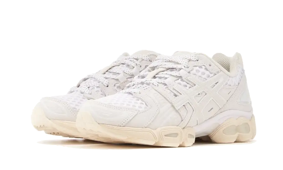 ENNOY × asics GEL-NIMBUS 9 white ennoy GEL-NIMBUS 9 x ENNOY | Men | White/Cream | Męskie obuwie