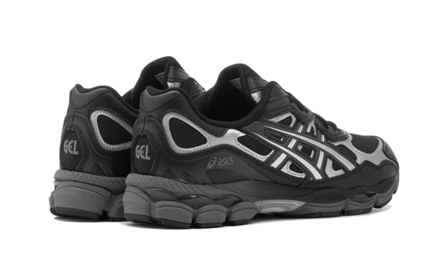 Buty Asics GEL-NYC Black Graphite Grey - widok z przodu - Rozmiary EU