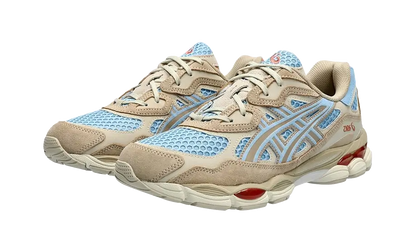 Kup oryginalne Gel-NYC Harbor Blue Wood Crepe - widok z drugiego boku - Sneakersy