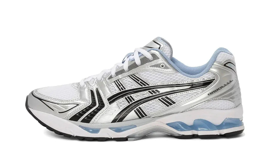 New Balance Asics Gel-Kayano 14 JJJJound White Blue biały-niebieski - widok główny z boku | Saturaise.com