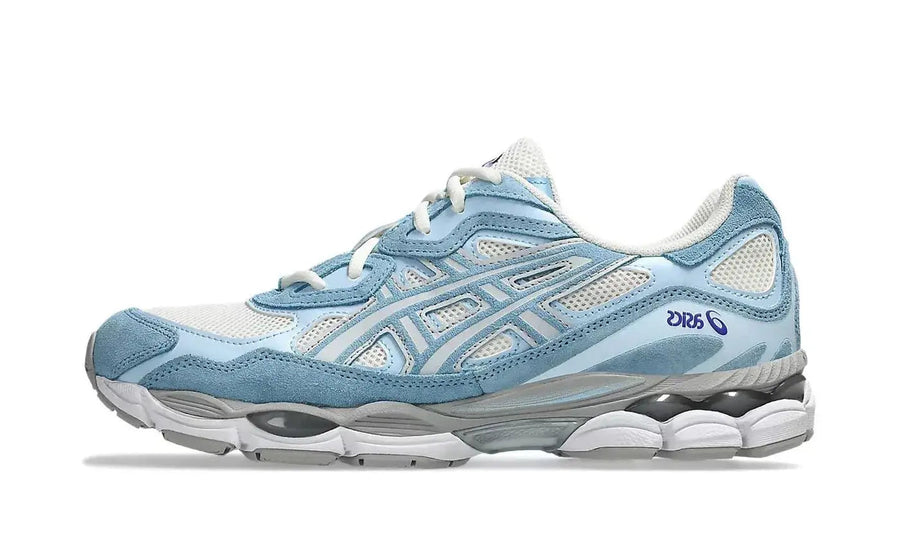 Asics Asics Gel-NYC Cream Arctic Sky niebieski-szary - widok główny z boku | Saturaise.com