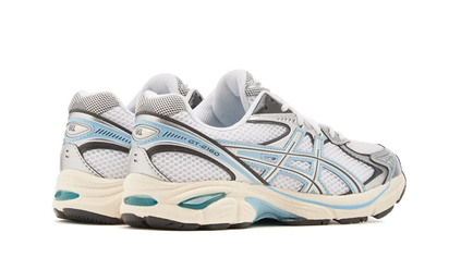 Buty Asics GT-2160 White Pure Silver Blue - widok z przodu - Rozmiary EU