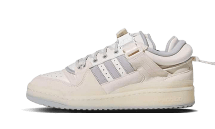 Adidas Forum Low Bad Bunny White biały - widok główny z boku | Saturaise.com