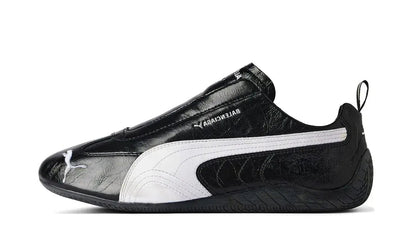 Balenciaga Balenciaga x Puma Speedcat Leather Black White czarny-biały - widok główny z boku | Saturaise.com