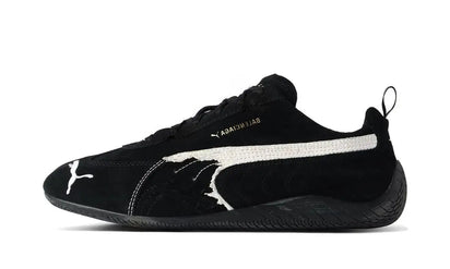 Balenciaga Balenciaga x Puma Speedcat Suede Distressed Black White czarny-biały - widok główny z boku | Saturaise.com