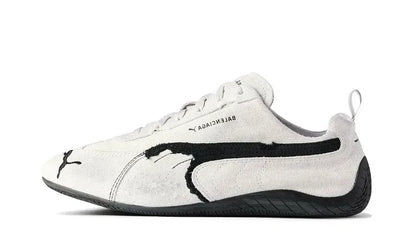 Balenciaga x Puma Speedcat Suede Distressed White Black
