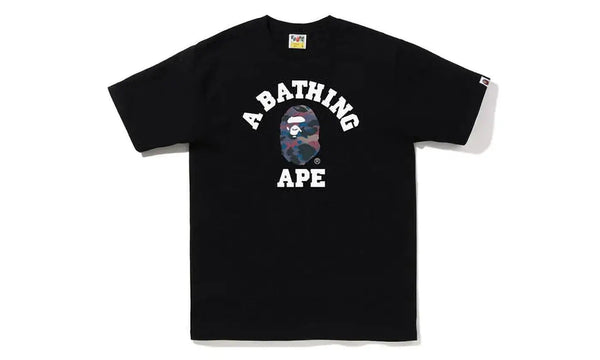 BAPE Grid Camo College Tee (FW22) Black Purple