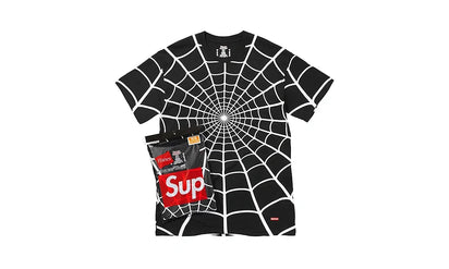 Bielizna Supreme x Hanes Spider-Man Tagless Black – 2 Sztuki