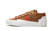 Nike Blazer Low Sacai British Tan multi-color - widok główny z boku | Saturaise.com
