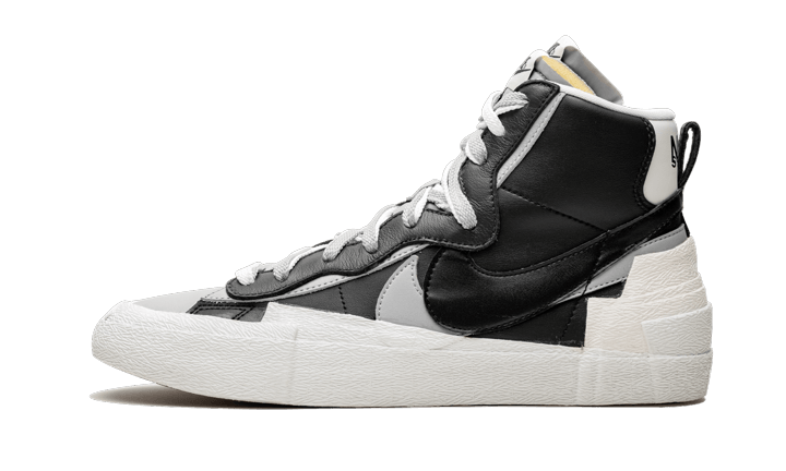 Nike Blazer Mid Sacai Black Grey multi-color - widok główny z boku | Saturaise.com