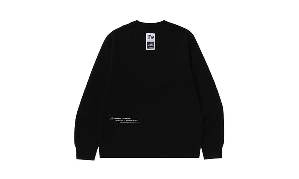 Bluza bez kaptura crewneck BAPE x Van Gogh Museum College Black Brown - Bluza bez kaptura crewneck BAPE x Van Gogh Museum College Black Brown - zdjęcie 2