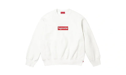 Bluza bez kaptura crewneck Supreme Washed Box Logo White