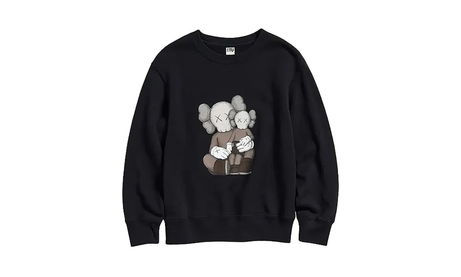 Bluza bez kaptura Kaws x Uniqlo Black BBF