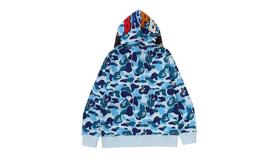 Bluza Rozpinana BAPE ABC Camo 2ND APE FullL Zip Hoodie Blue - zdjęcie 2