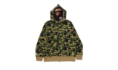 Bluza Rozpinana BAPE ABC Camo 2ND APE FullL Zip Hoodie Green