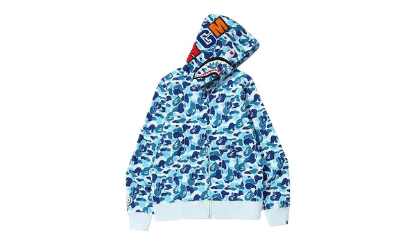 Bluza rozpinana BAPE ABC Camo Shark Blue