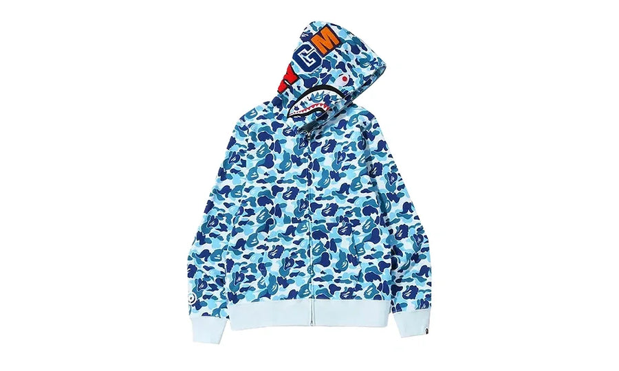 Bluza rozpinana BAPE ABC Camo Shark Blue