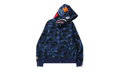 Bluza rozpinana BAPE Color Camo Shark Navy