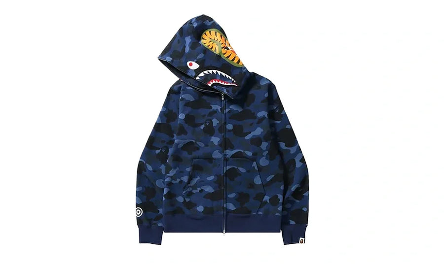 Bluza rozpinana BAPE Color Camo Shark Navy - zdjęcie 2