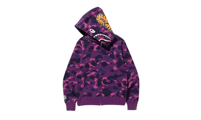 Bluza rozpinana BAPE Color Camo Shark Purple - zdjęcie 2