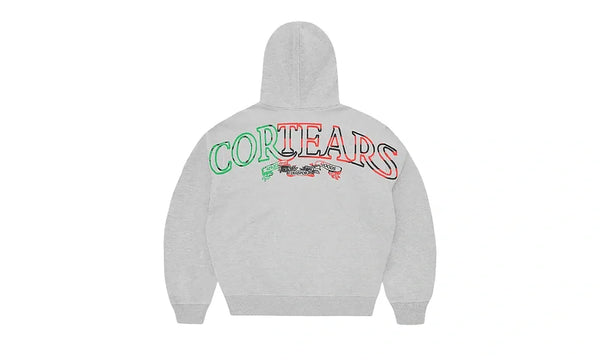 Bluza Rozpinana Corteiz x Denim Tears Cortears Royale Zip Hoodie Heather Grey - Bluza Rozpinana Corteiz x Denim Tears Cortears Royale Zip Hoodie Heather Grey - zdjęcie 2