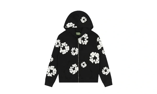 Bluza Rozpinana Denim Tears Cotton Wreath Zip Hoodie Black