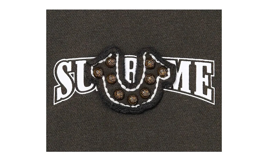 Bluza Rozpinana Supreme True Religion Zip Up Hooded Sweatshirt Black - zdjęcie 3