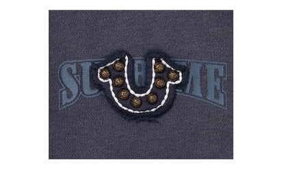 Bluza Rozpinana Supreme True Religion Zip Up Hooded Sweatshirt Navy - zdjęcie 3