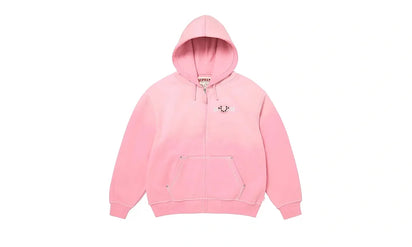 Bluza Rozpinana Supreme True Religion Zip Up Hooded Sweatshirt Pink