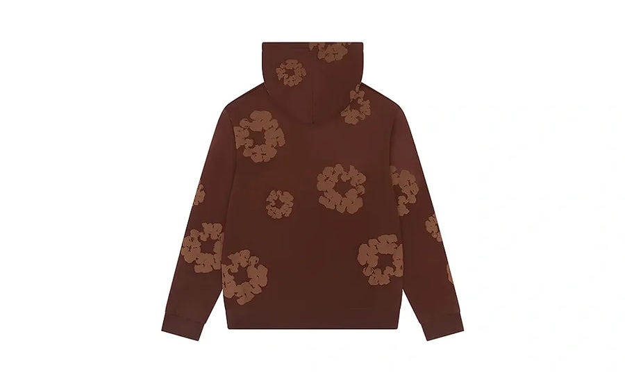 Bluza z Kapturem Denim Tears Mono Cotton Wreath Hoodie Brown - zdjęcie 2
