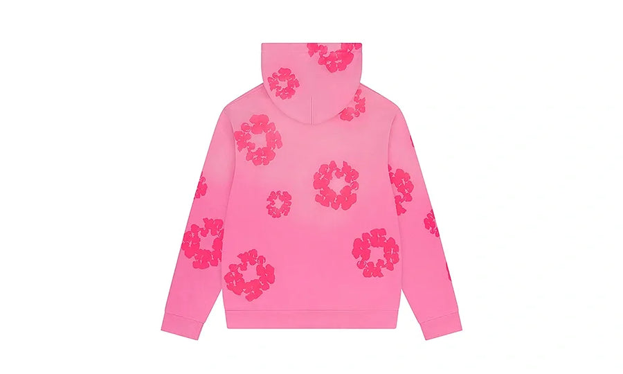 Bluza z Kapturem Denim Tears Mono Cotton Wreath Hoodie Pink - zdjęcie 2