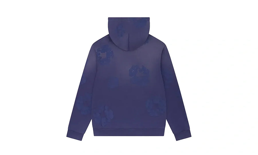 Bluza z Kapturem Denim Tears Mono Cotton Wreath Hoodie Washed Blue - zdjęcie 2