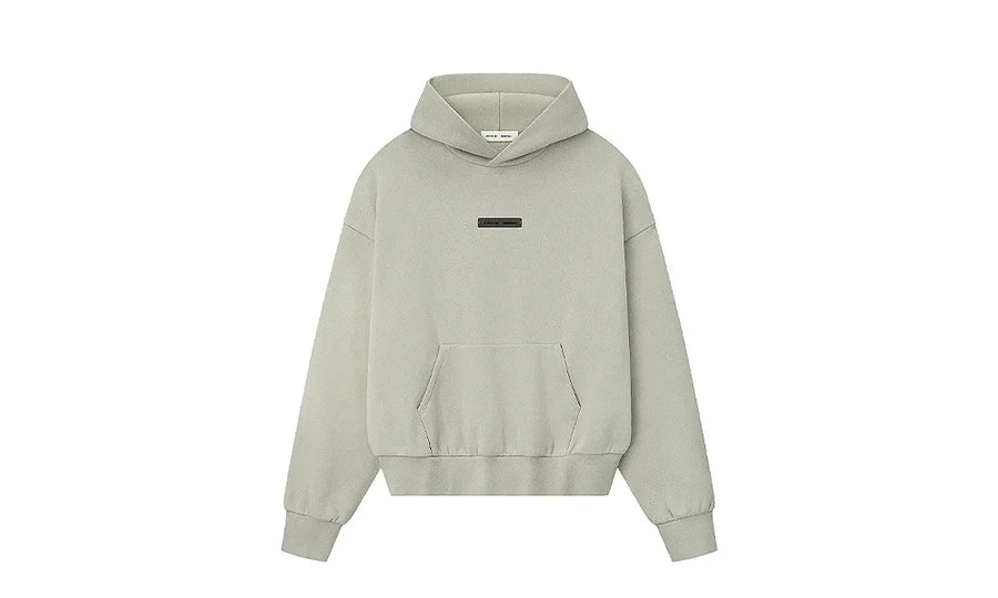 Bluza z Kapturem Fear of God Essentials Fleece Hoodie Abbey Stone Ss25 - zdjęcie 2