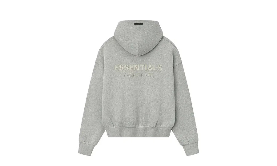 Bluza z Kapturem Fear of God Essentials Fleece Hoodie Concrete Heather Ss25