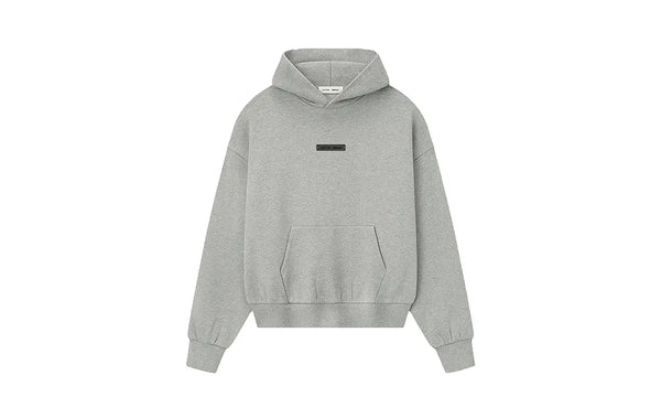 Bluza z Kapturem Fear of God Essentials Fleece Hoodie Concrete Heather Ss25 - Bluza z Kapturem Fear of God Essentials Fleece Hoodie Concrete Heather Ss25 - zdjęcie 2