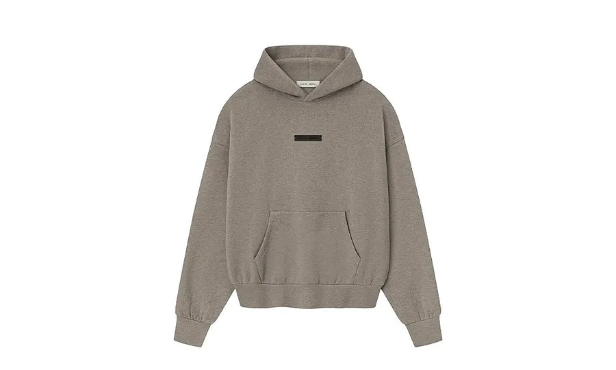 Bluza z Kapturem Fear of God Essentials Fleece Hoodie Homestead Heather Ss25 - zdjęcie 2