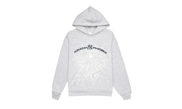 Bluza z kapturem Sp5der Arach NY Phobia Hoodie Ash Grey