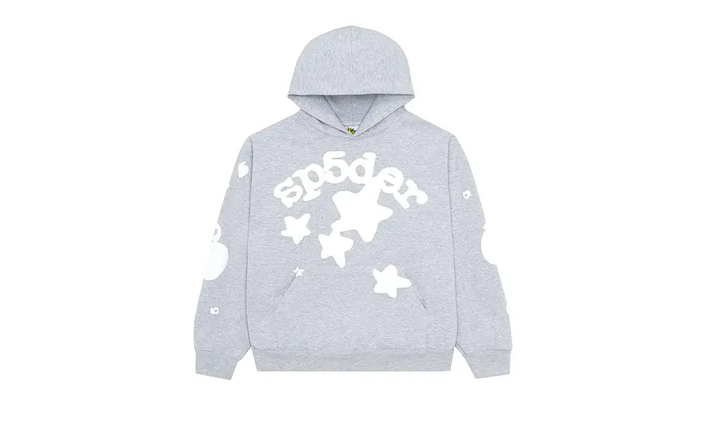Bluza z kapturem Sp5der Beluga Hoodie Grey