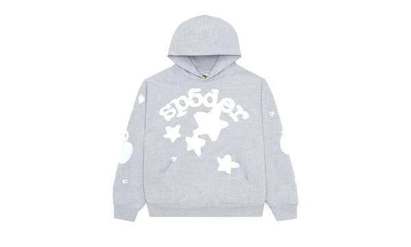 Bluza z kapturem Sp5der Beluga Hoodie Grey