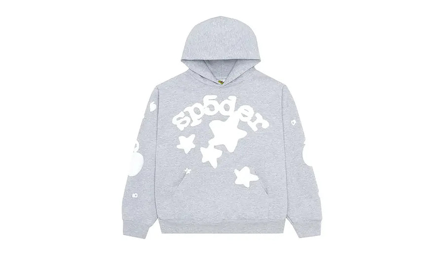 Bluza z kapturem Sp5der Beluga Hoodie Grey