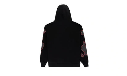 Bluza z kapturem Sp5der Beluga Outline Hoodie Black - zdjęcie 2