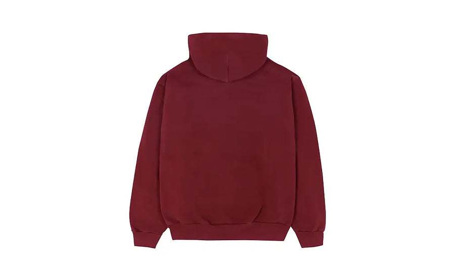 Bluza z kapturem Sp5der Hoodie Maroon - zdjęcie 2
