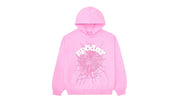 Bluza z kapturem Sp5der OG Web Hoodie Pink