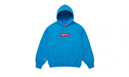 Bluza Z Kapturem Supreme Box Logo Hooded Sweatshirt Blue (FW25)