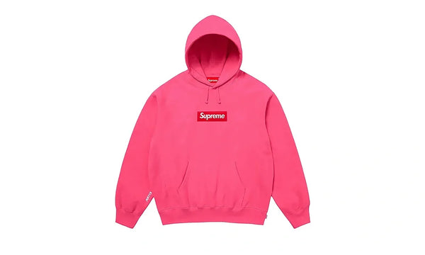 Bluza Z Kapturem Supreme Box Logo Hooded Sweatshirt Pink (FW25)