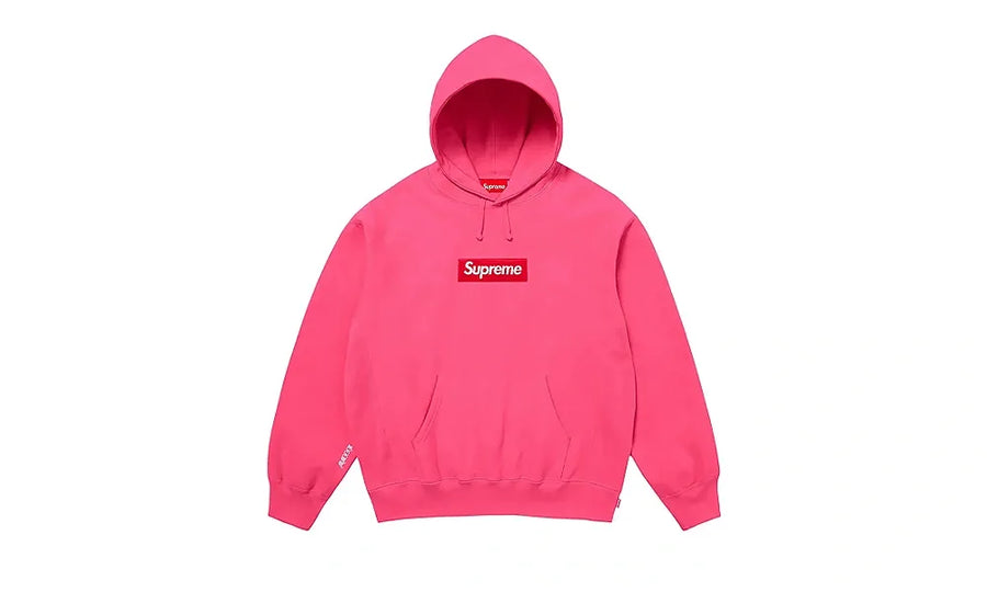 Bluza Z Kapturem Supreme Box Logo Hooded Sweatshirt Pink (FW25)
