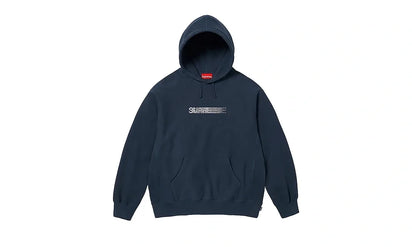 Bluza z Kapturem Supreme Swarovski Motion Logo Navy